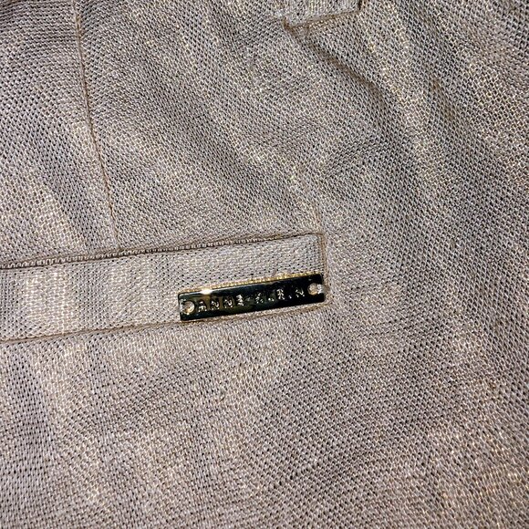 Anne Klein Metallic Shimmer Pants – Size 4 – Elegant & Chic - Picture 5 of 8